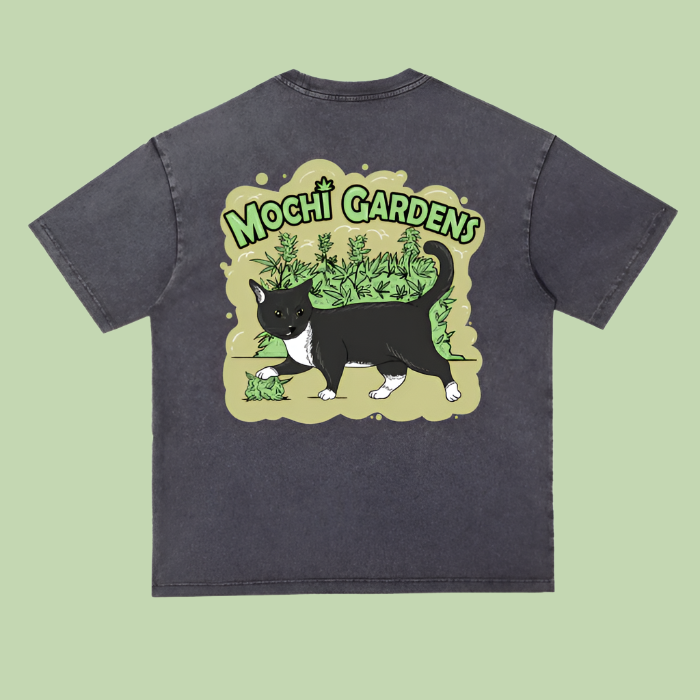 "Nug / Classic Logo" Heavyweight Oversize Acid Wash Tee - 300 GSM