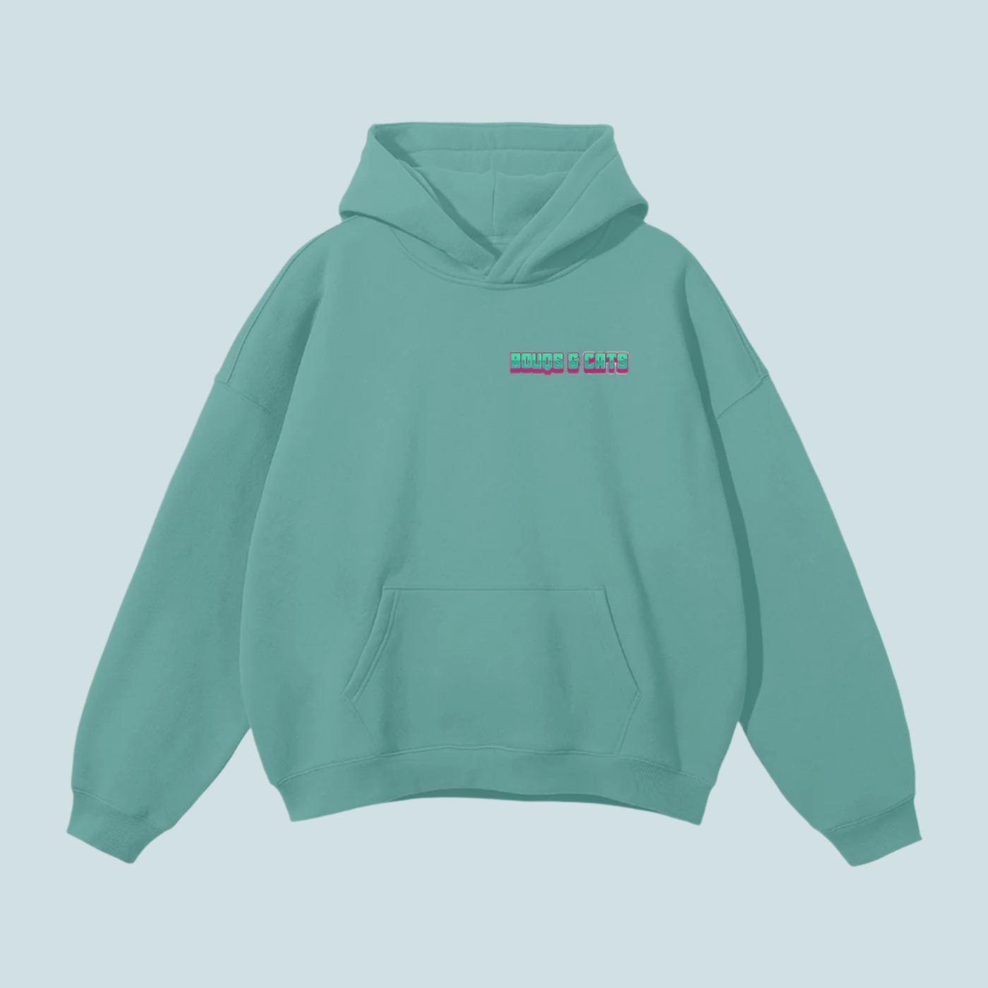 House Music Cats | Streetwear BOUQS&CATS Fleece Hoodie - 350 GSM