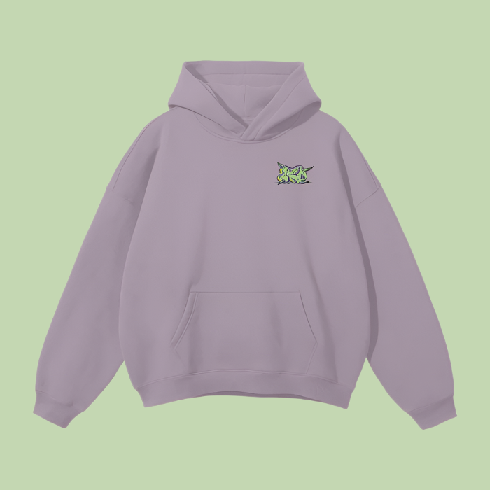 Purple Nug x Purple | Streetwear Fleece Mochi Gardens Hoodie - 350 GSM