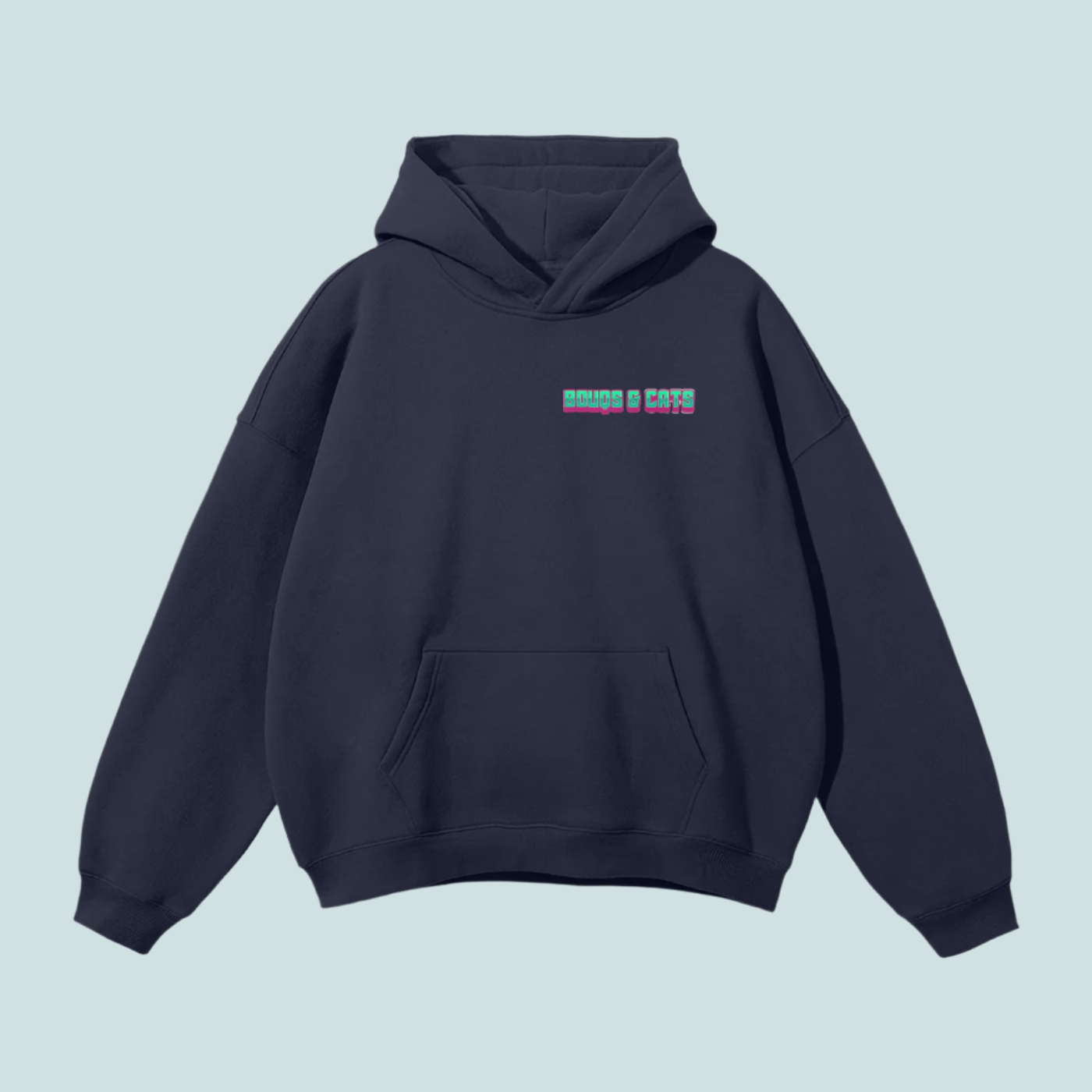 House Music Cats | Streetwear BOUQS&CATS Fleece Hoodie - 350 GSM