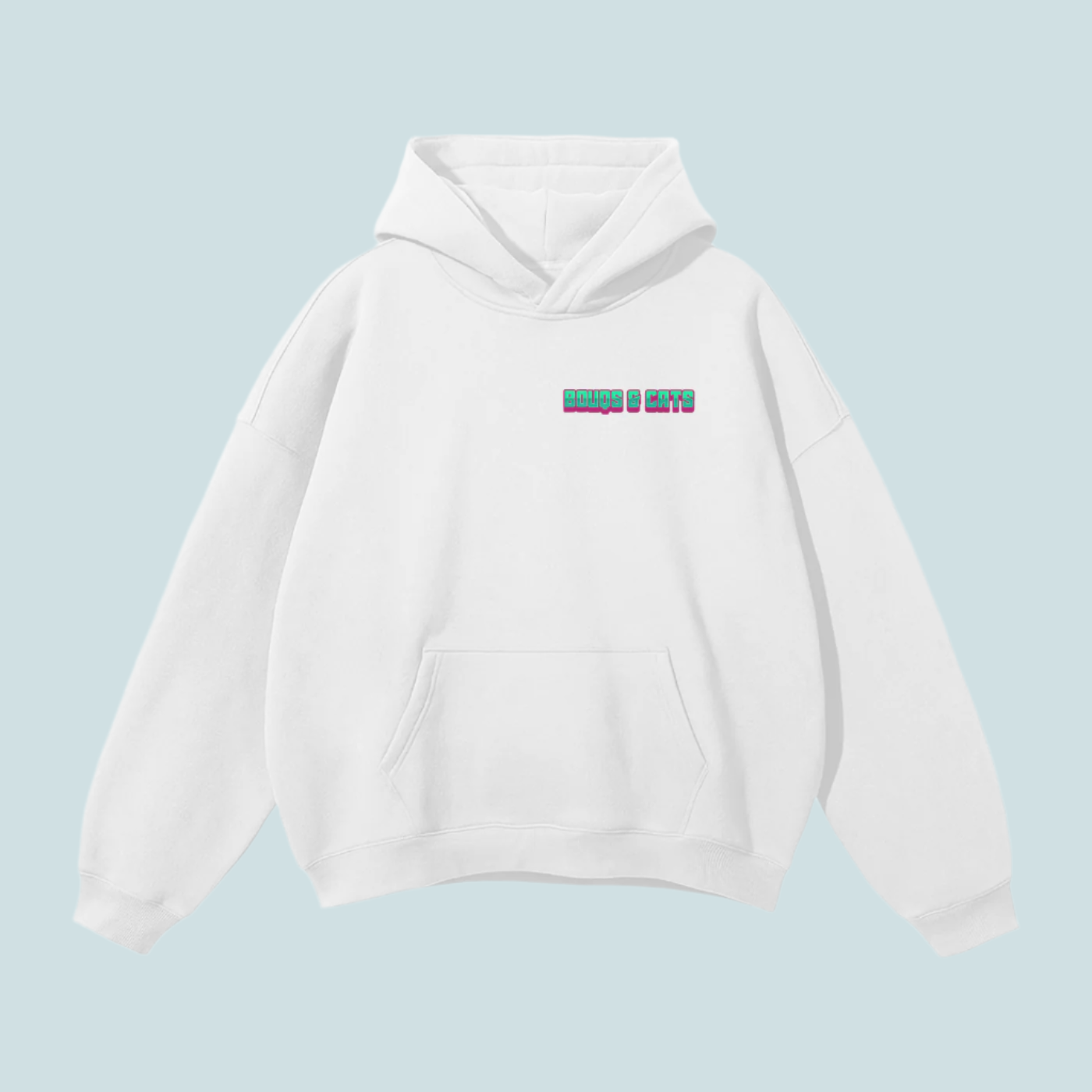 House Music Cats | Streetwear BOUQS&CATS Fleece Hoodie - 350 GSM