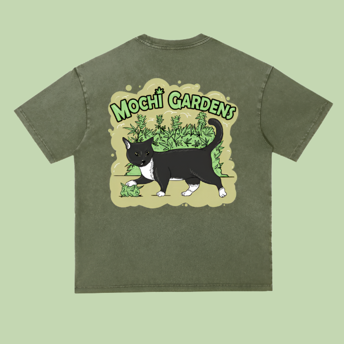 "Nug / Classic Logo" Heavyweight Oversize Acid Wash Tee - 300 GSM