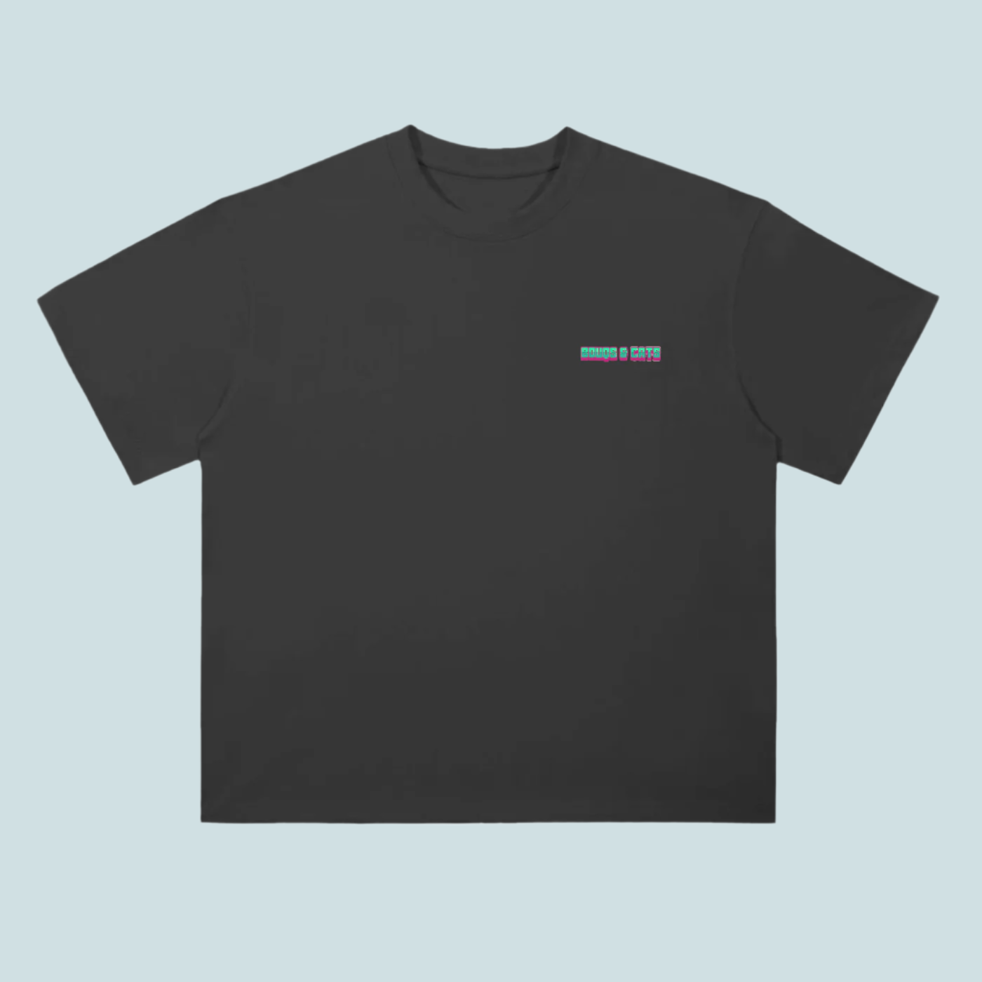 BOUQS&CATS Drop Shoulder T-Shirt - 300 GSM