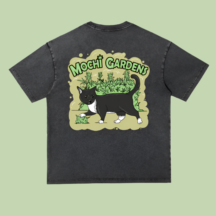 "Nug / Classic Logo" Heavyweight Oversize Acid Wash Tee - 300 GSM