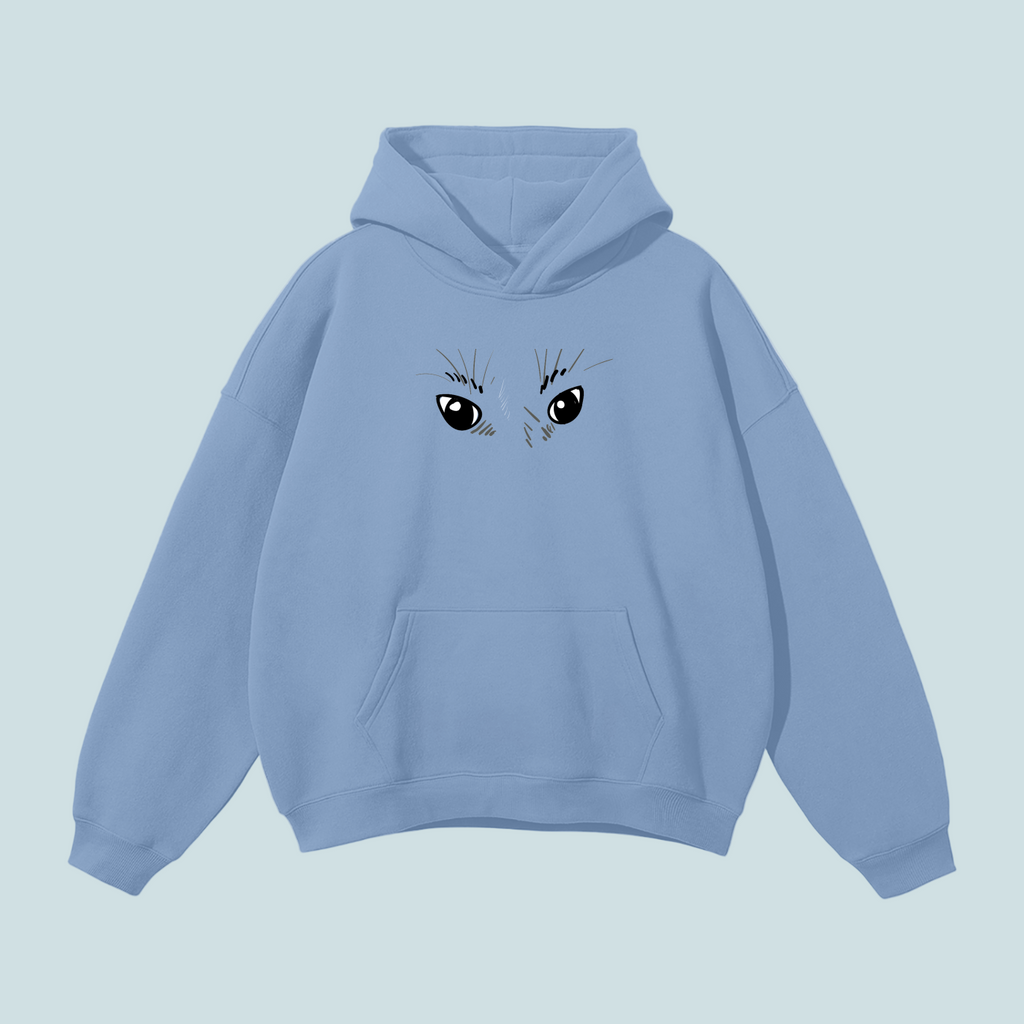 Eyes x House Cats | Streetwear Fleece  BOUQS&CATS Hoodie -350 GSM