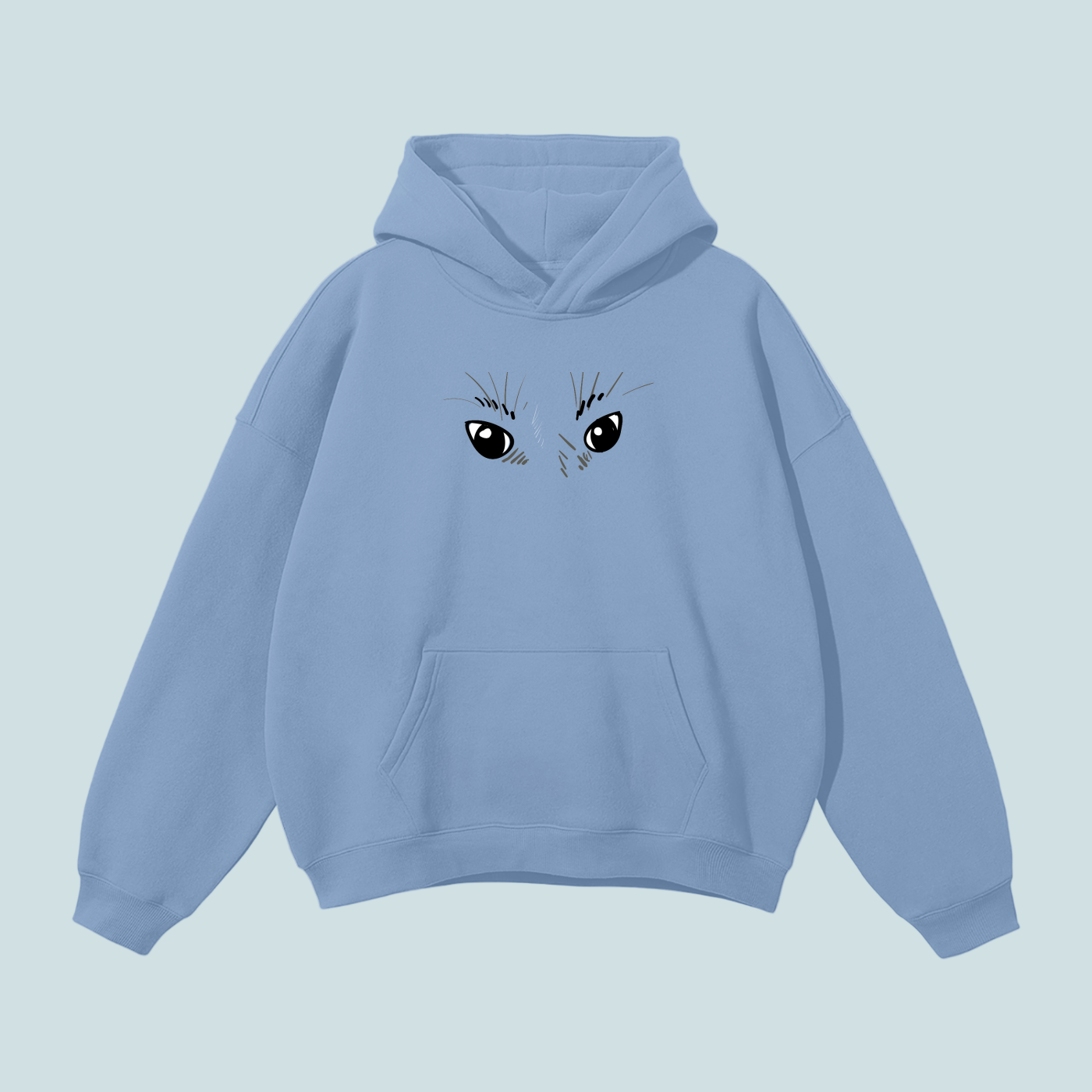 Eyes x House Cats | Streetwear Fleece  BOUQS&CATS Hoodie -350 GSM