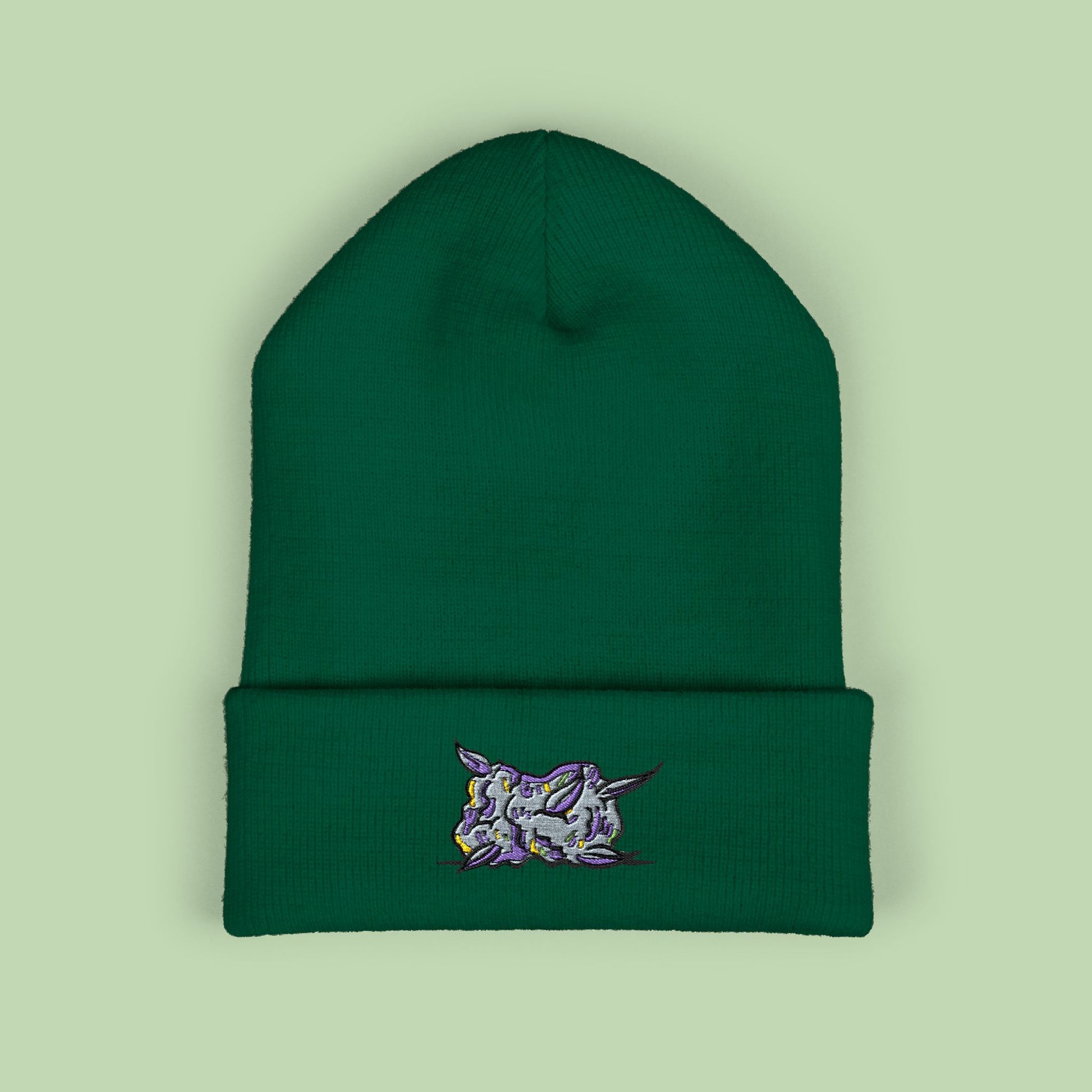 Embroidered Nug | Mochi Gardens Classic Cuffed Beanie