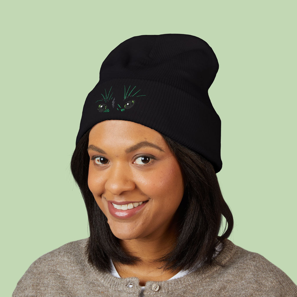 Peeking Eyes | Mochi Gardens Classic Cuffed Beanie