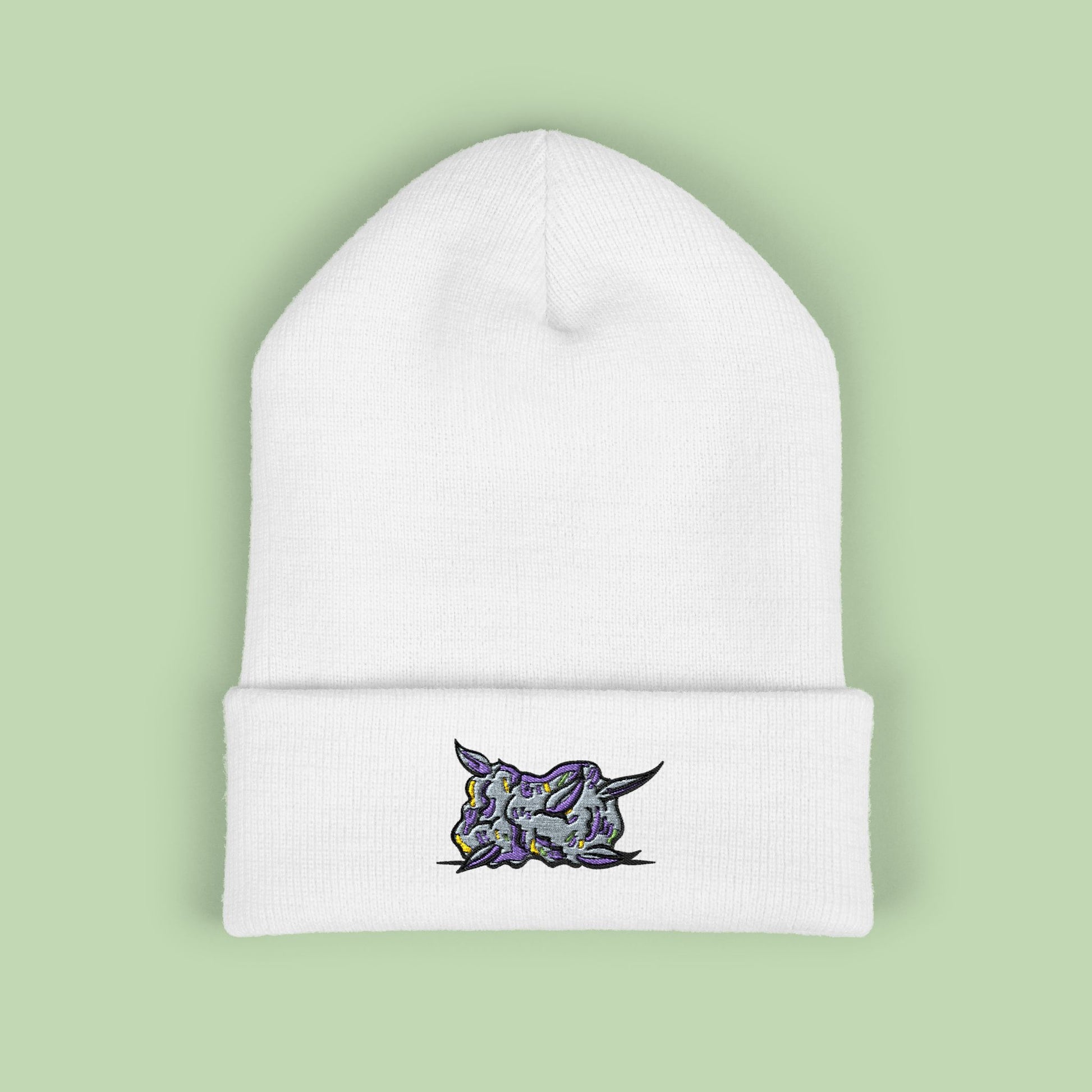 Embroidered Nug | Mochi Gardens Classic Cuffed Beanie