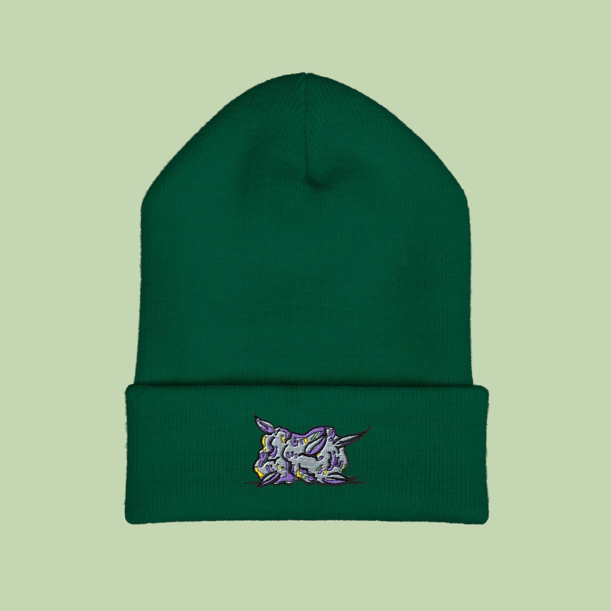 Embroidered Nug | Mochi Gardens Classic Cuffed Beanie
