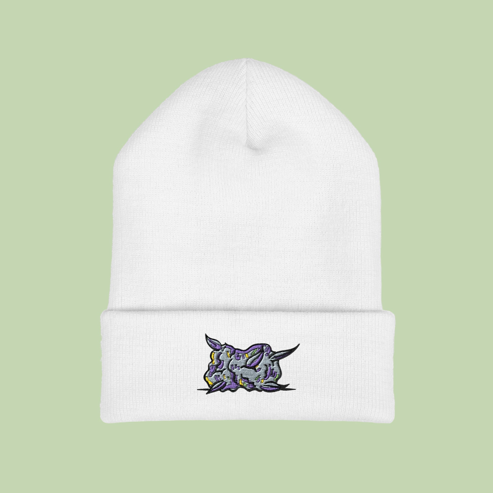 Embroidered Nug | Mochi Gardens Classic Cuffed Beanie