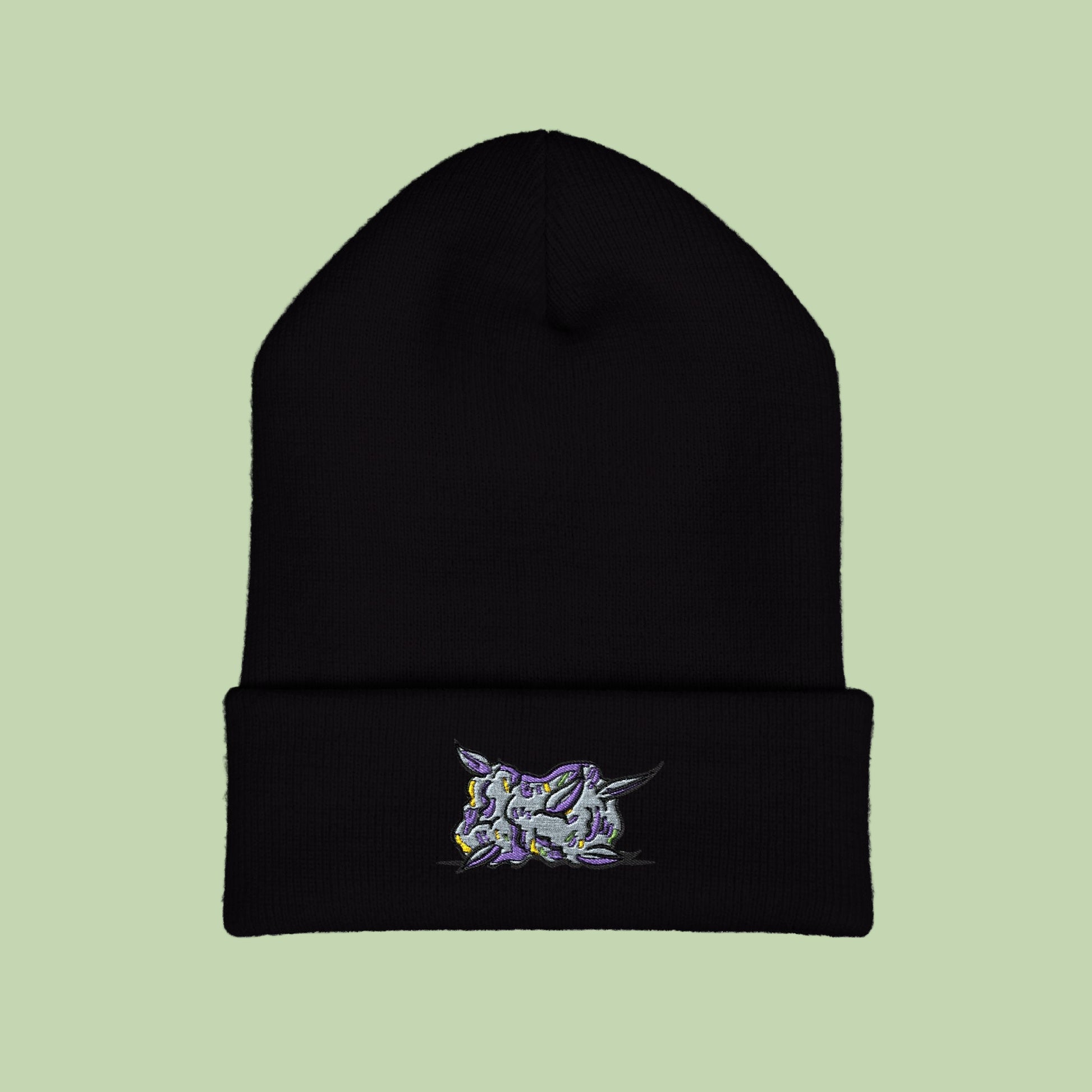 Embroidered Nug | Mochi Gardens Classic Cuffed Beanie