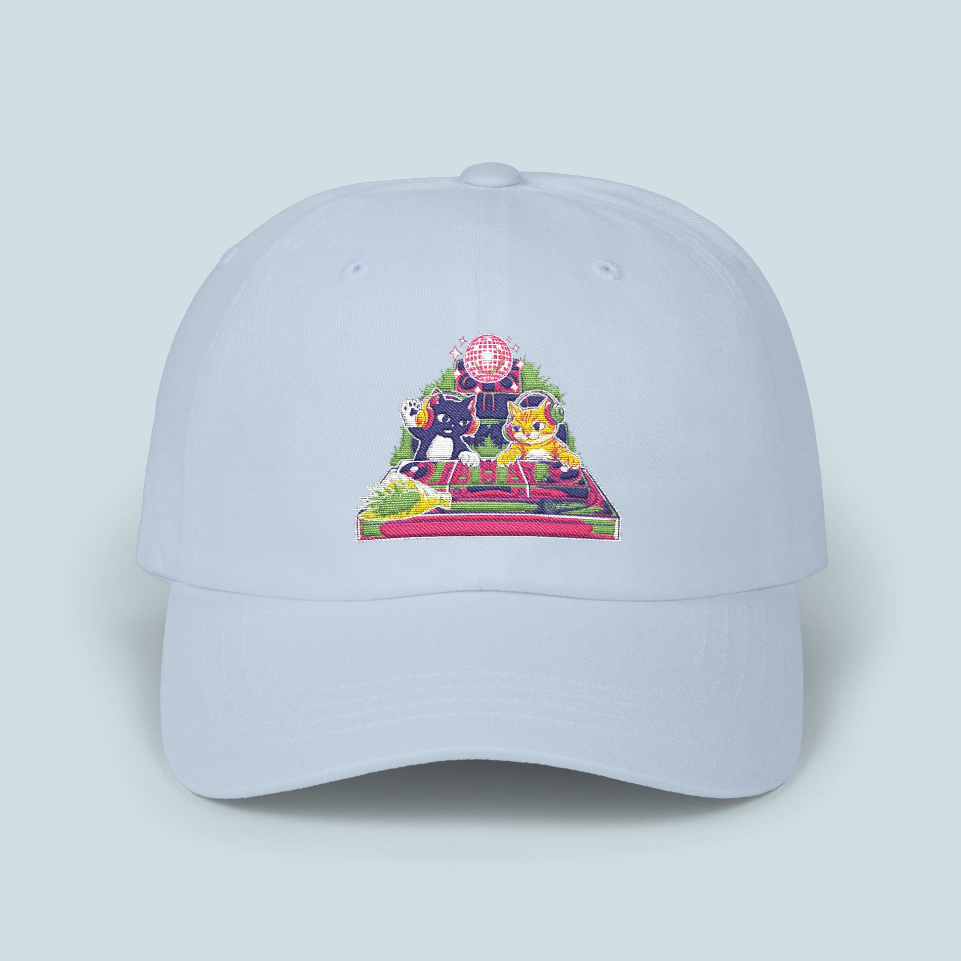 Embroidered House Cats | BOUQS&CATS Classic Dad Cap