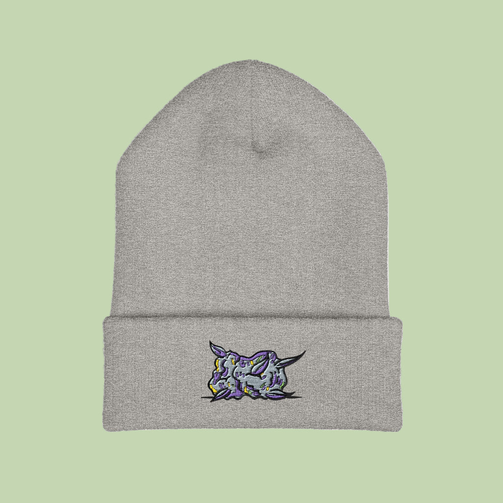 Embroidered Nug | Mochi Gardens Classic Cuffed Beanie
