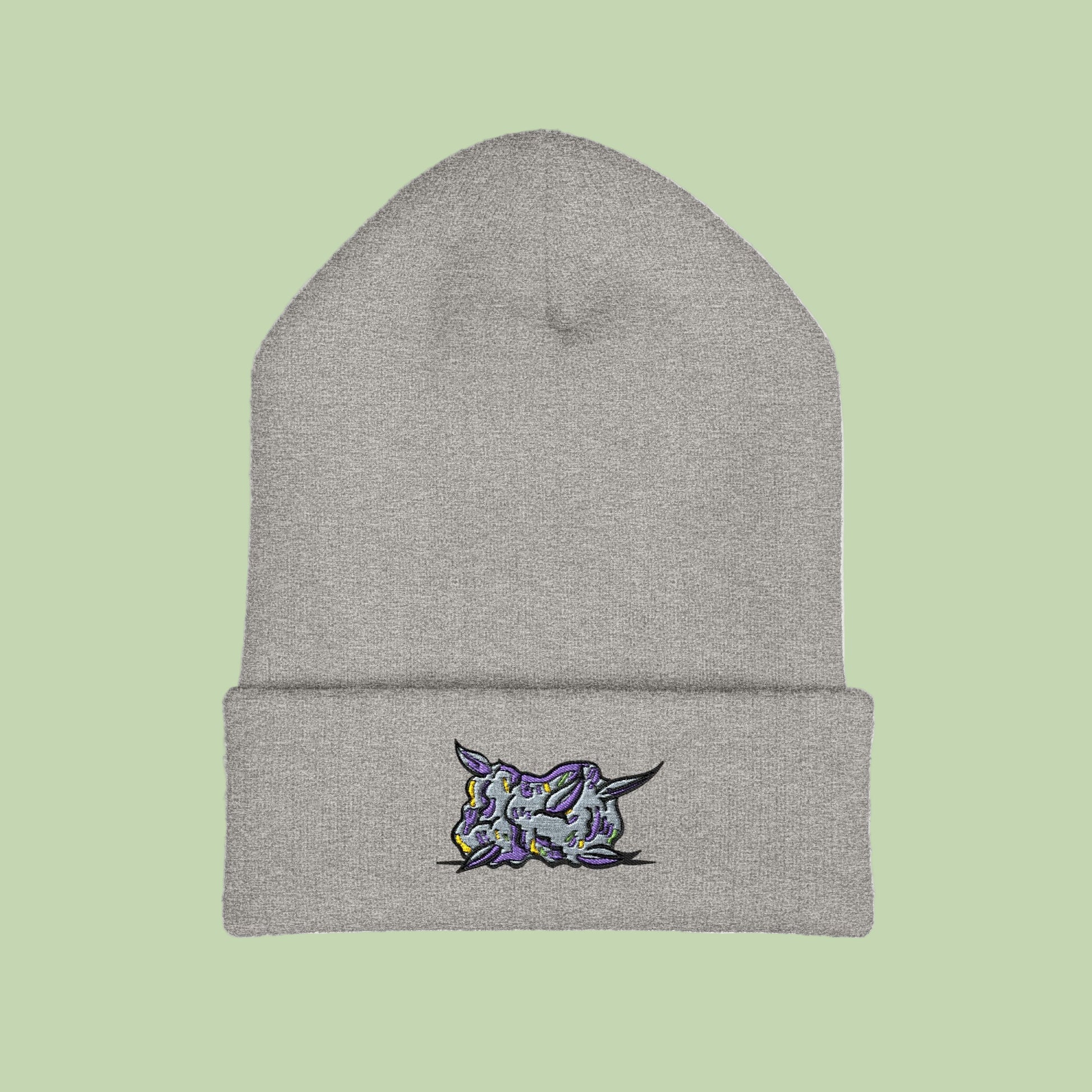Embroidered Nug | Mochi Gardens Classic Cuffed Beanie