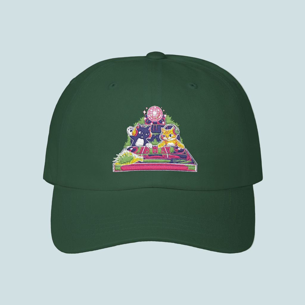 Embroidered House Cats | BOUQS&CATS Classic Dad Cap