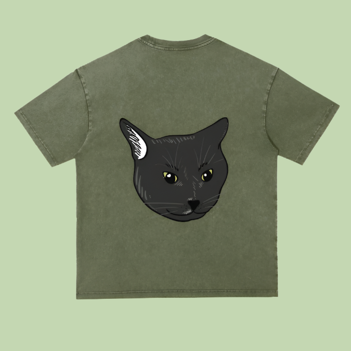 Purple Nug x Head | Heavyweight Acid Wash Mochi Gardens Tee - 300 GSM