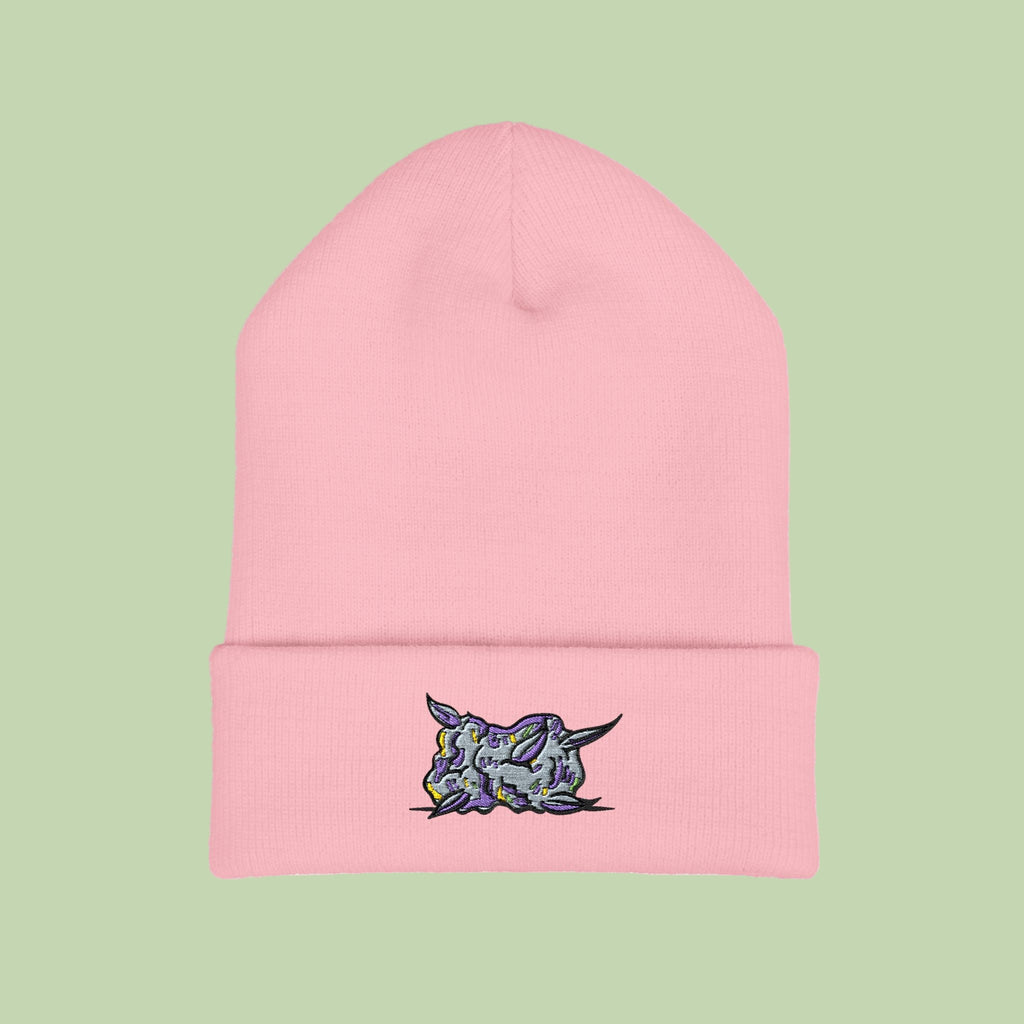 Embroidered Nug | Mochi Gardens Classic Cuffed Beanie