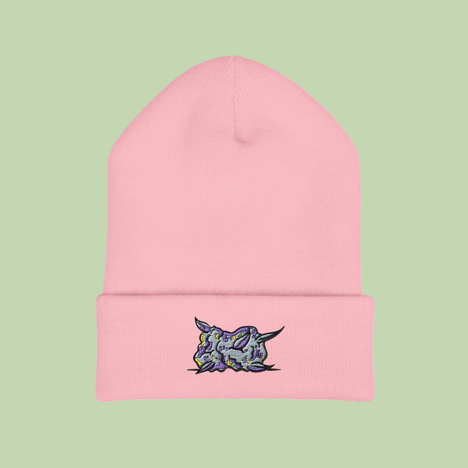 Embroidered Nug | Mochi Gardens Classic Cuffed Beanie