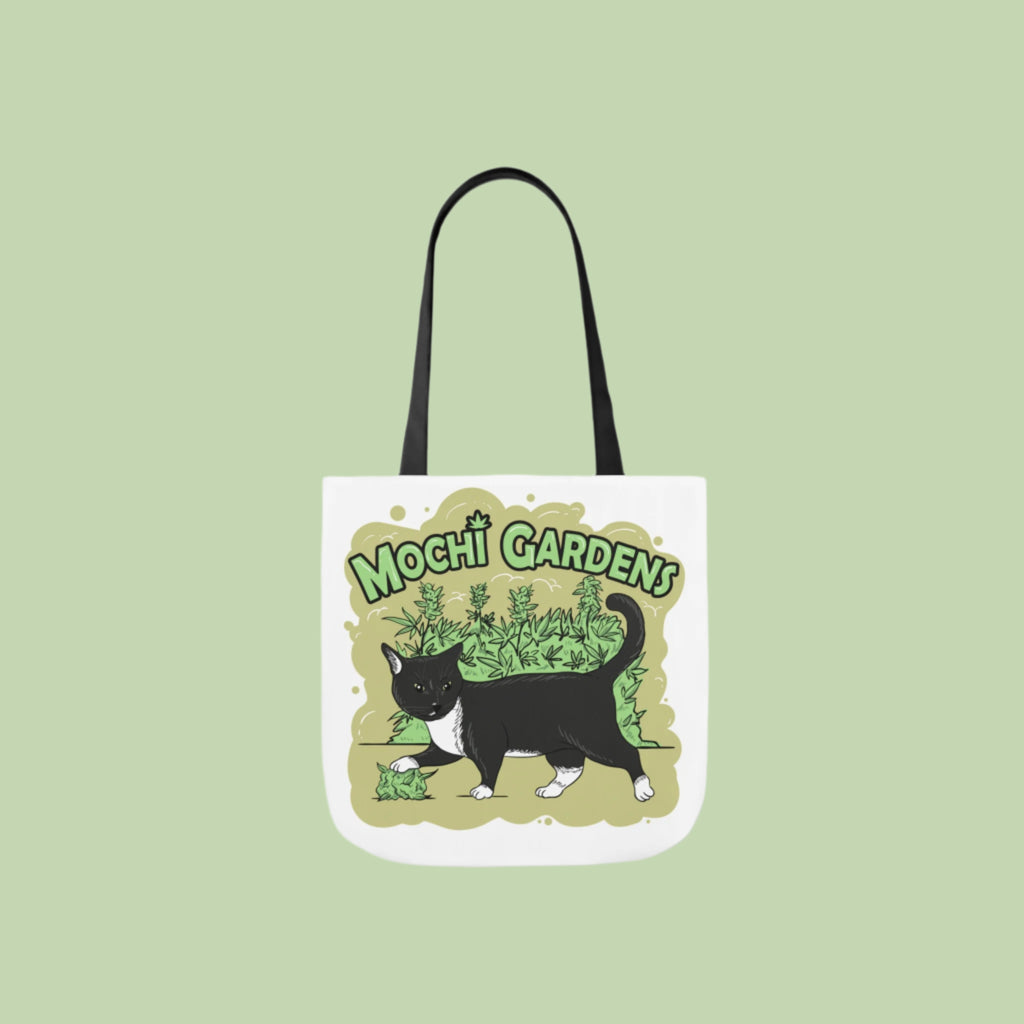 Classic | Mochi Gardens Canvas Tote with 5-Color Straps