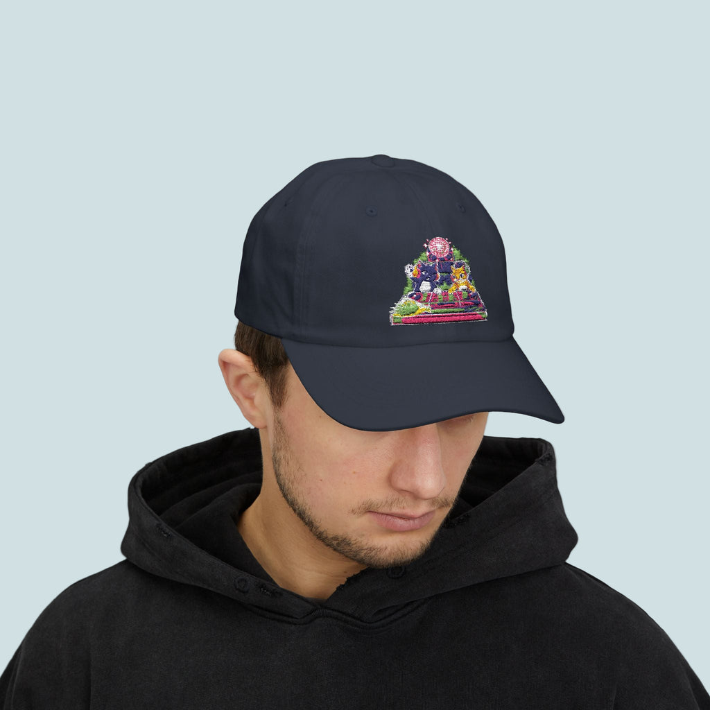 Embroidered House Cats | BOUQS&CATS Classic Dad Cap