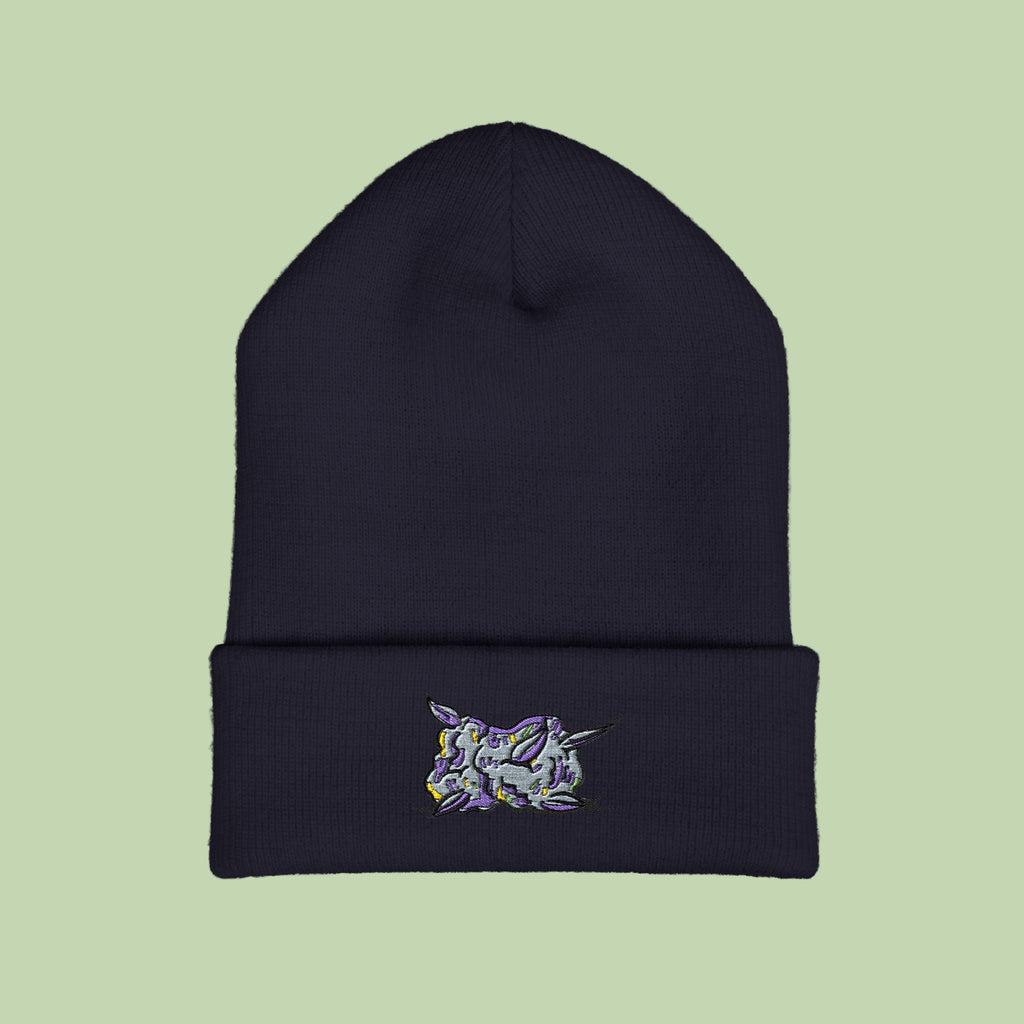 Embroidered Nug | Mochi Gardens Classic Cuffed Beanie
