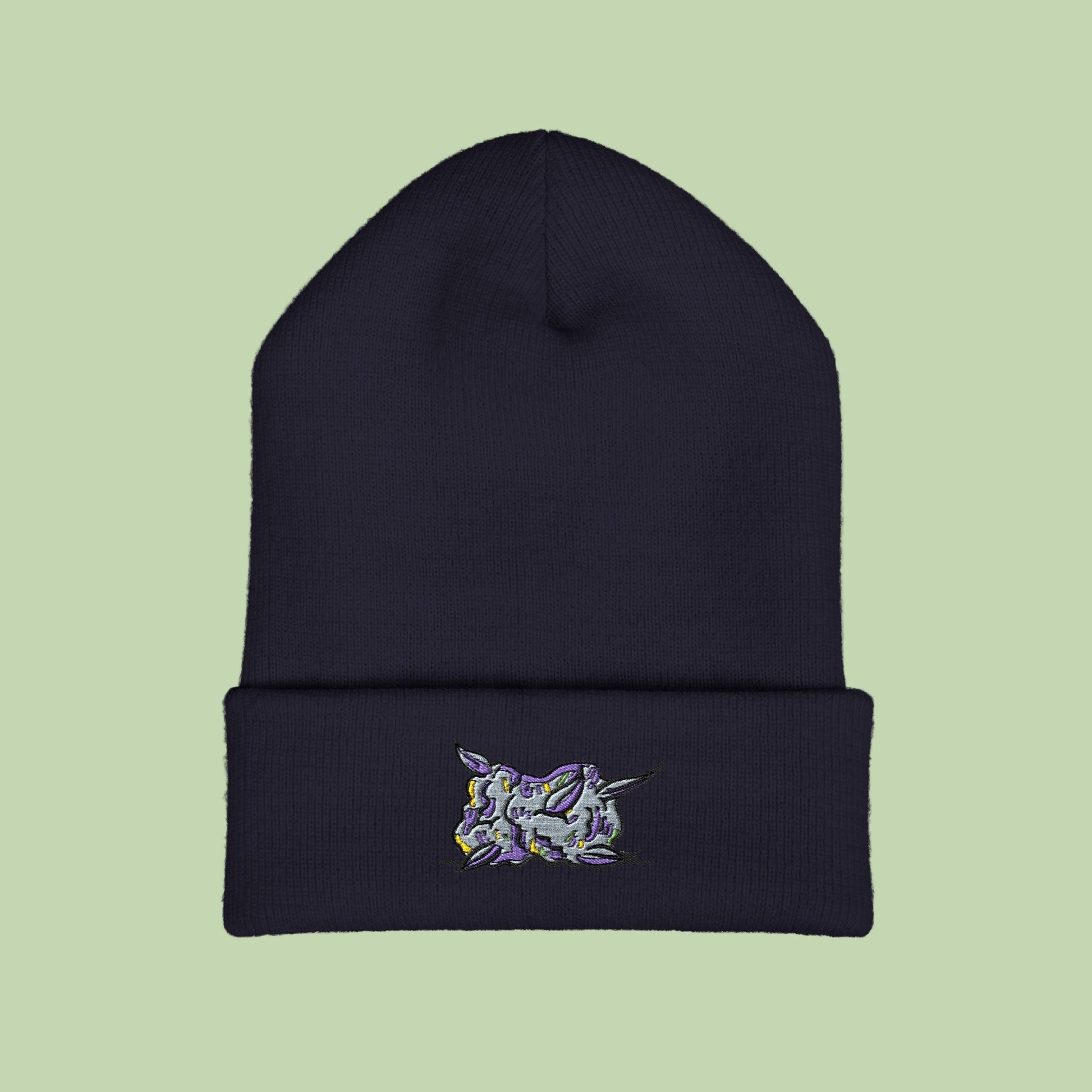 Embroidered Nug | Mochi Gardens Classic Cuffed Beanie
