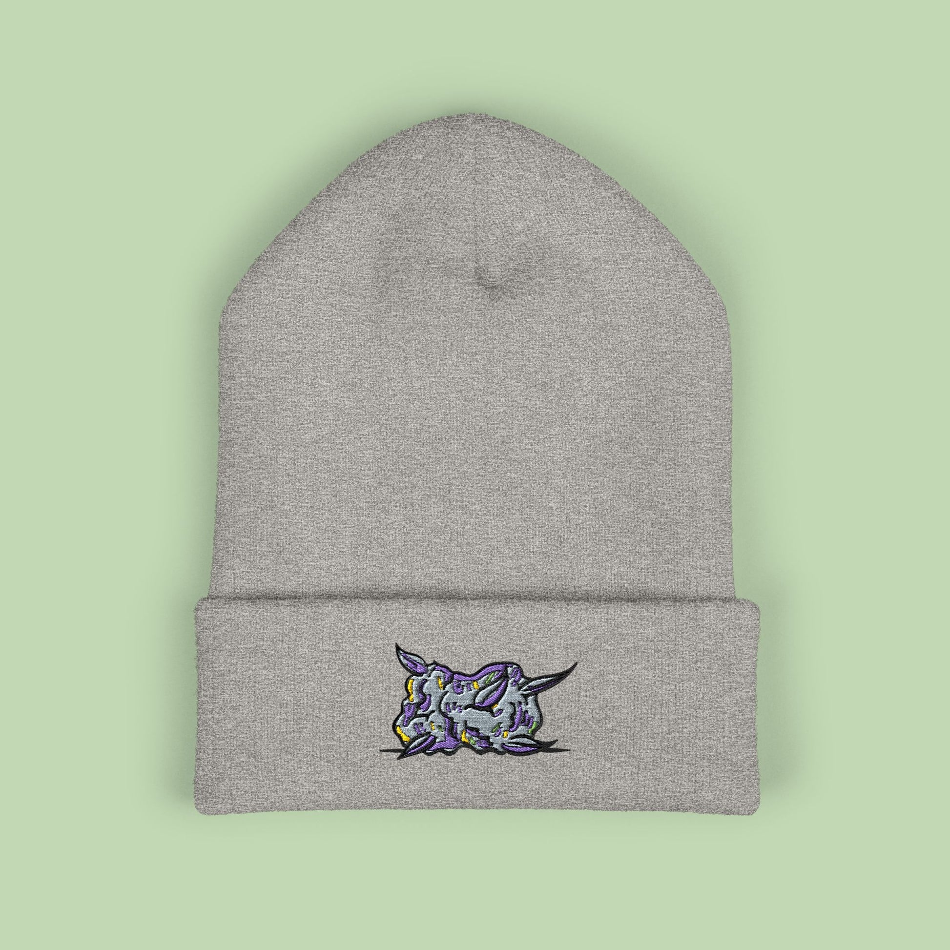Embroidered Nug | Mochi Gardens Classic Cuffed Beanie