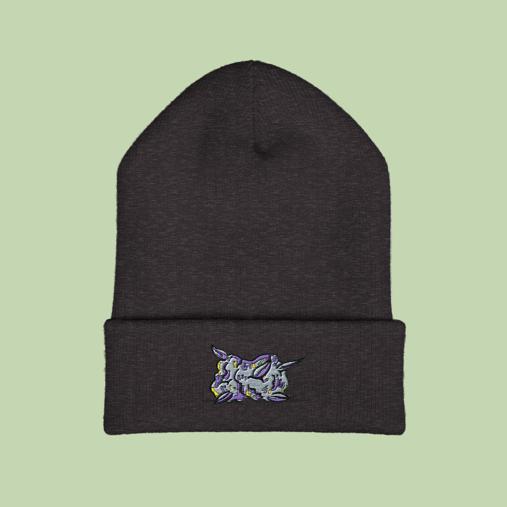 Embroidered Nug | Mochi Gardens Classic Cuffed Beanie