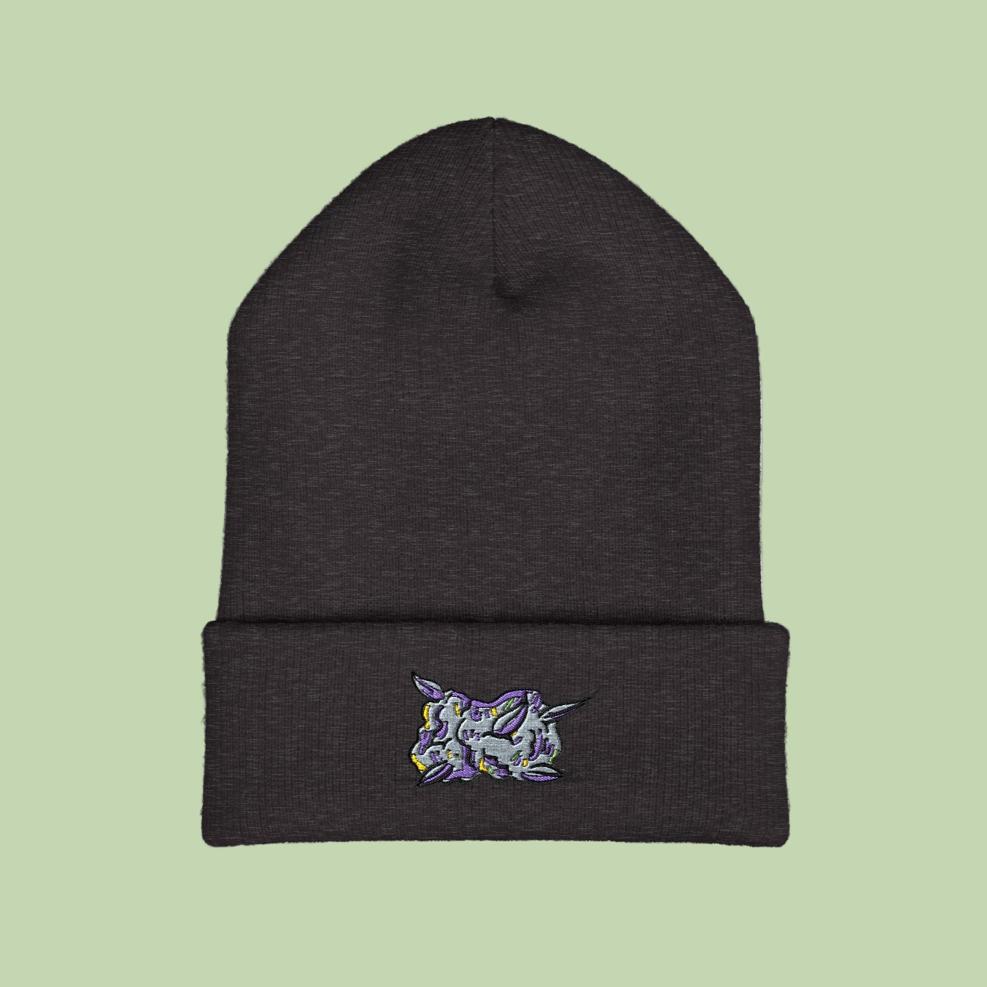 Embroidered Nug | Mochi Gardens Classic Cuffed Beanie