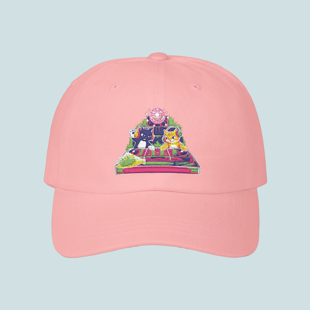 Embroidered House Cats | BOUQS&CATS Classic Dad Cap