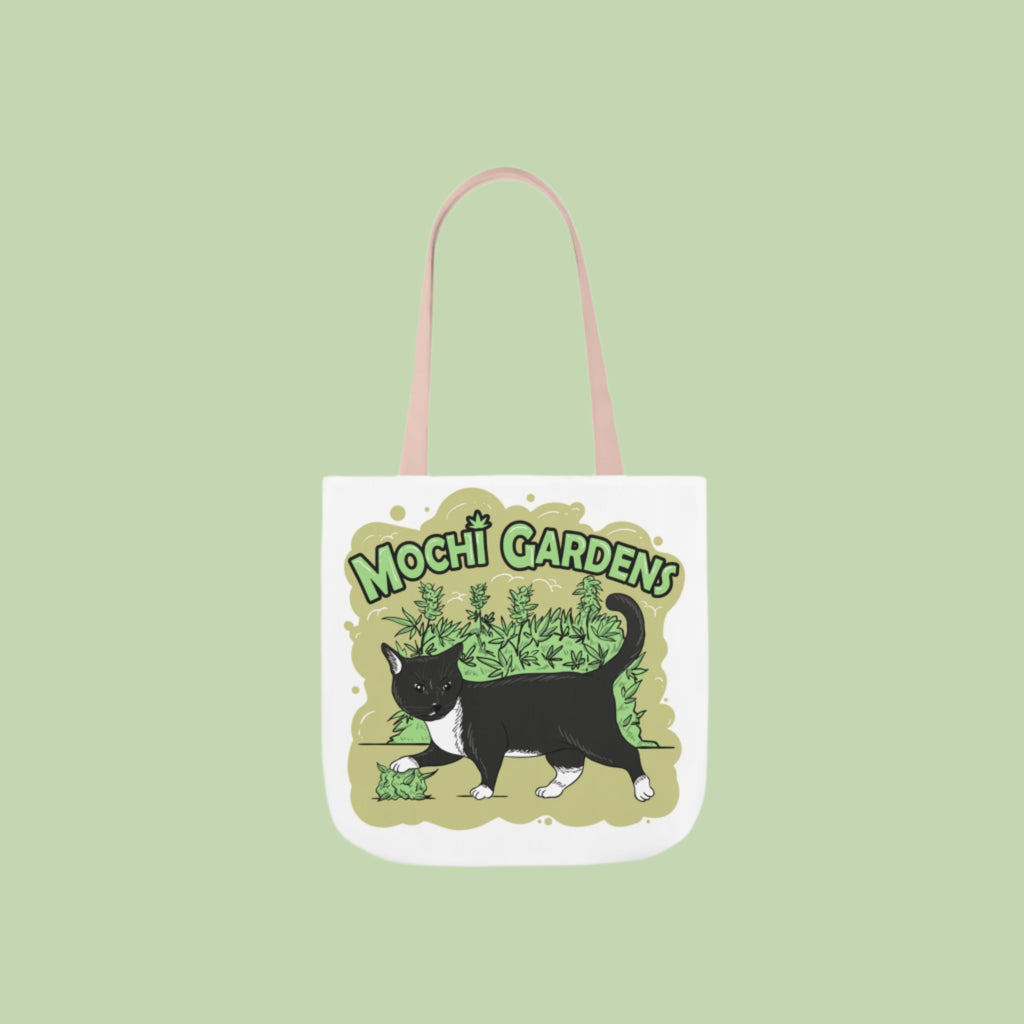 Classic | Mochi Gardens Canvas Tote with 5-Color Straps