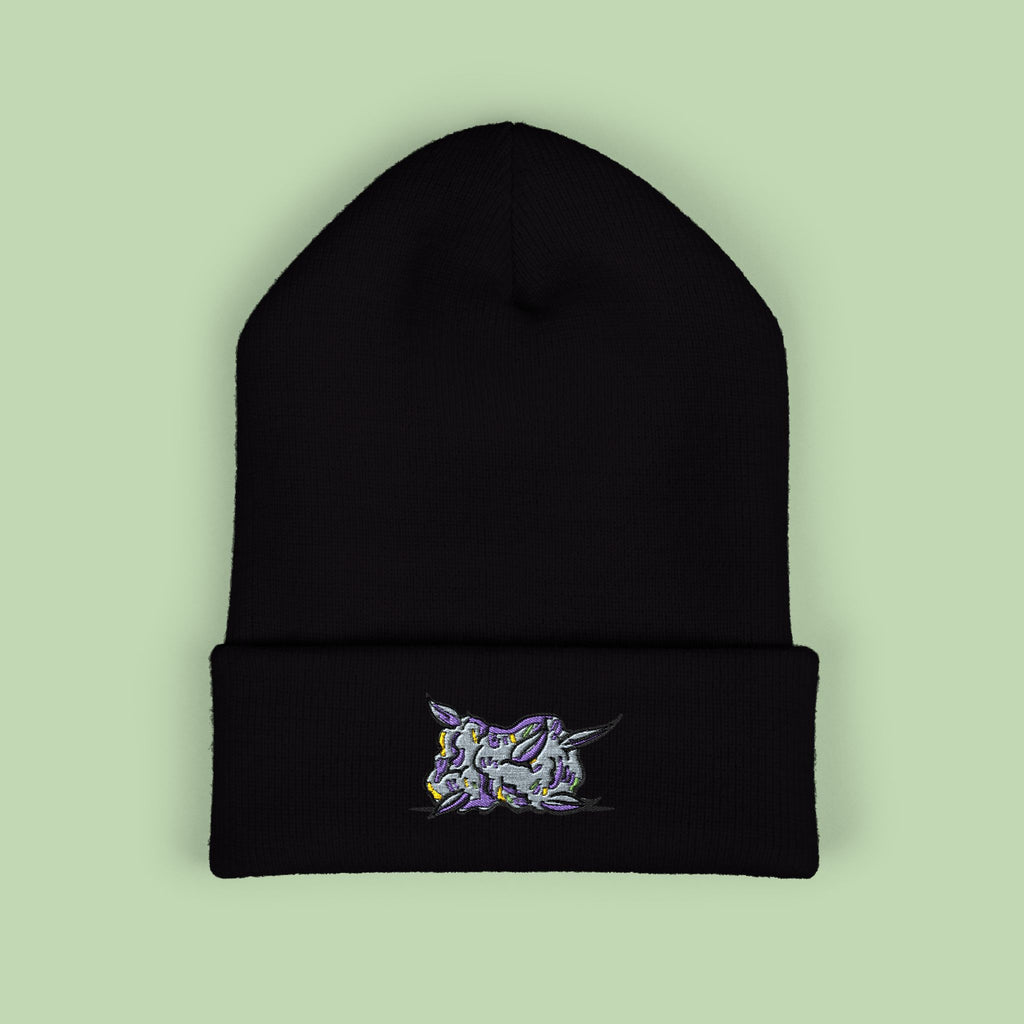 Embroidered Nug | Mochi Gardens Classic Cuffed Beanie