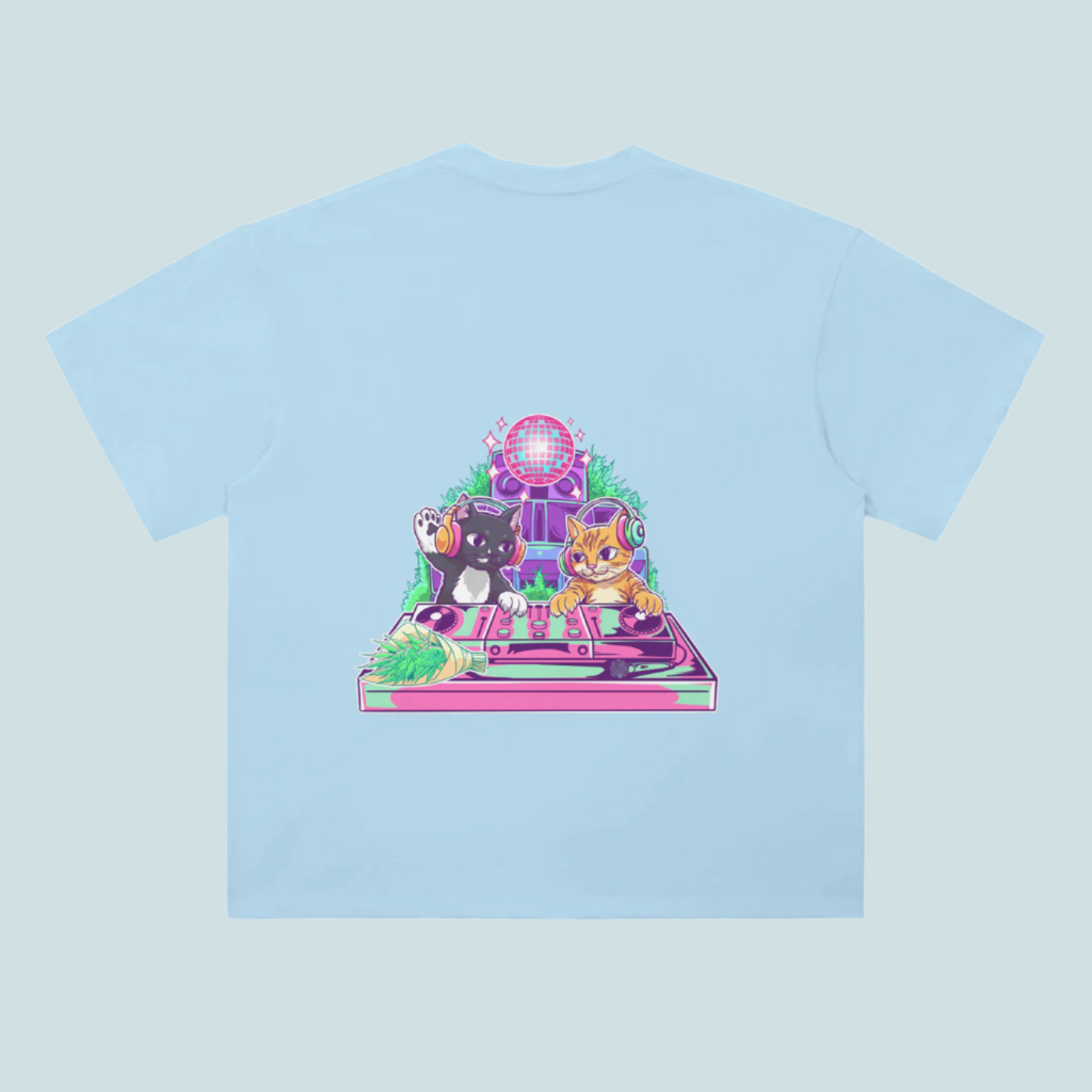 BOUQS&CATS Drop Shoulder T-Shirt - 300 GSM