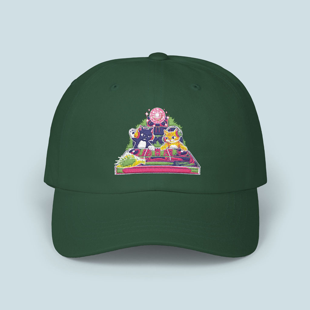 Embroidered House Cats | BOUQS&CATS Classic Dad Cap