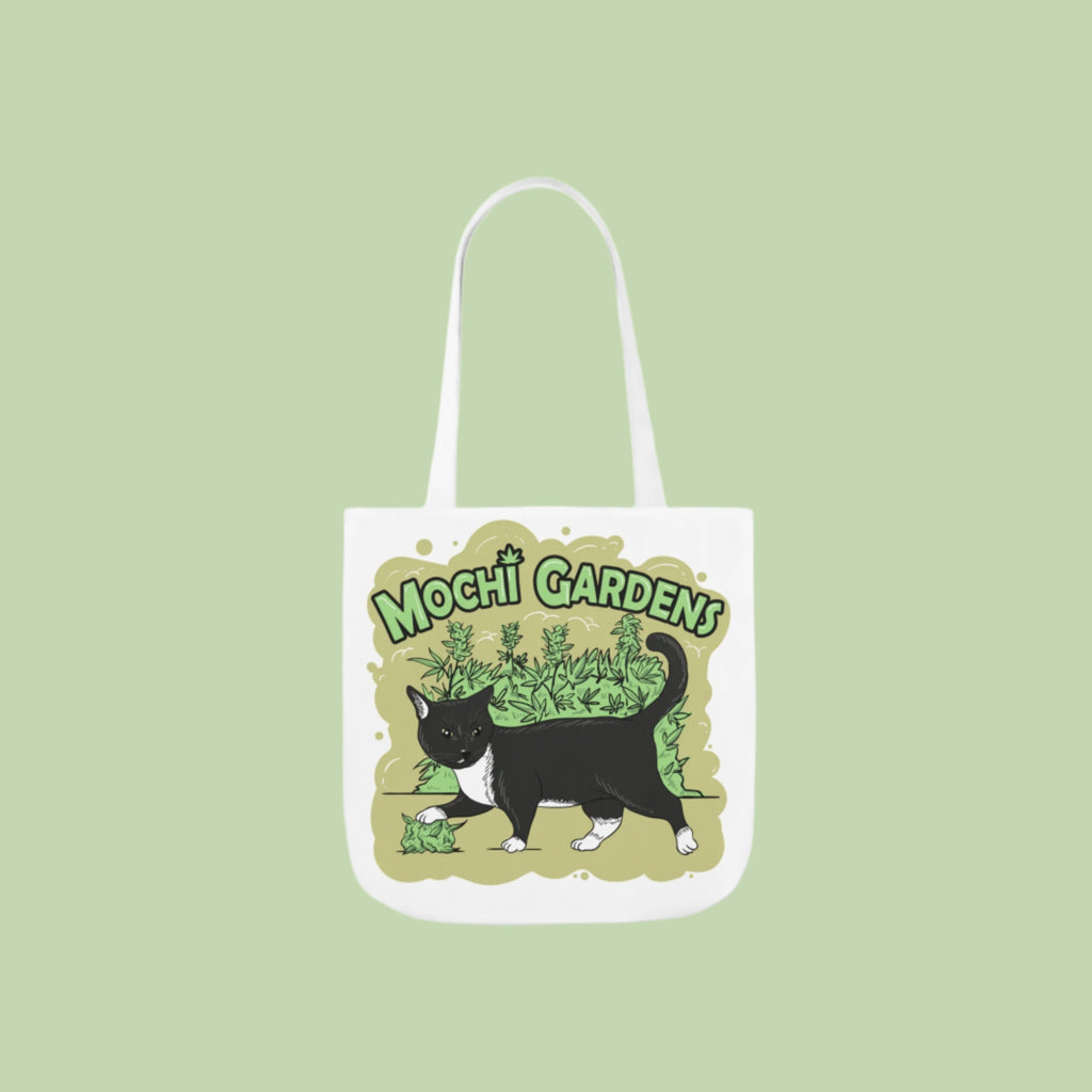 Classic | Mochi Gardens Canvas Tote with 5-Color Straps