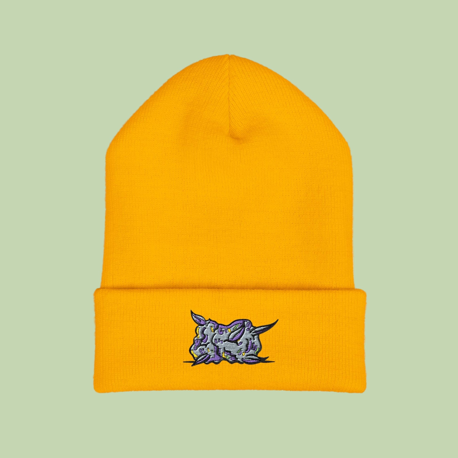 Embroidered Nug | Mochi Gardens Classic Cuffed Beanie