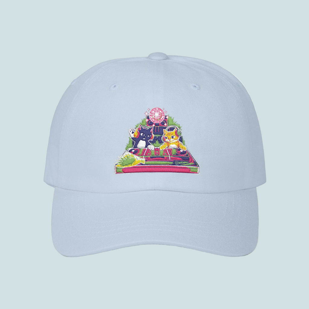 Embroidered House Cats | BOUQS&CATS Classic Dad Cap