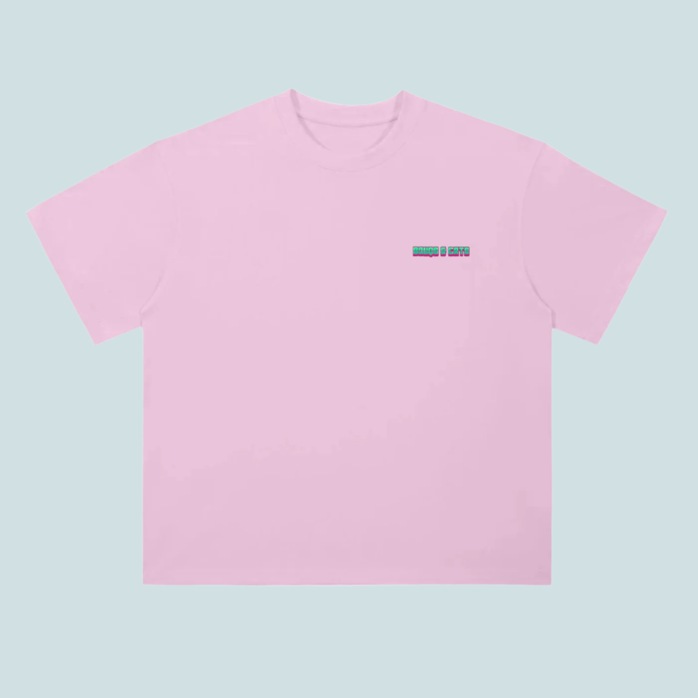BOUQS&CATS Drop Shoulder T-Shirt - 300 GSM