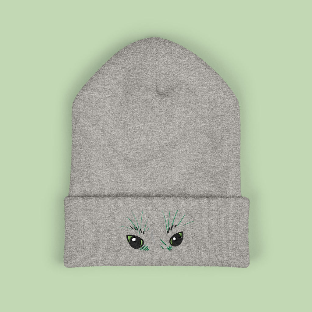 Peeking Eyes | Mochi Gardens Classic Cuffed Beanie