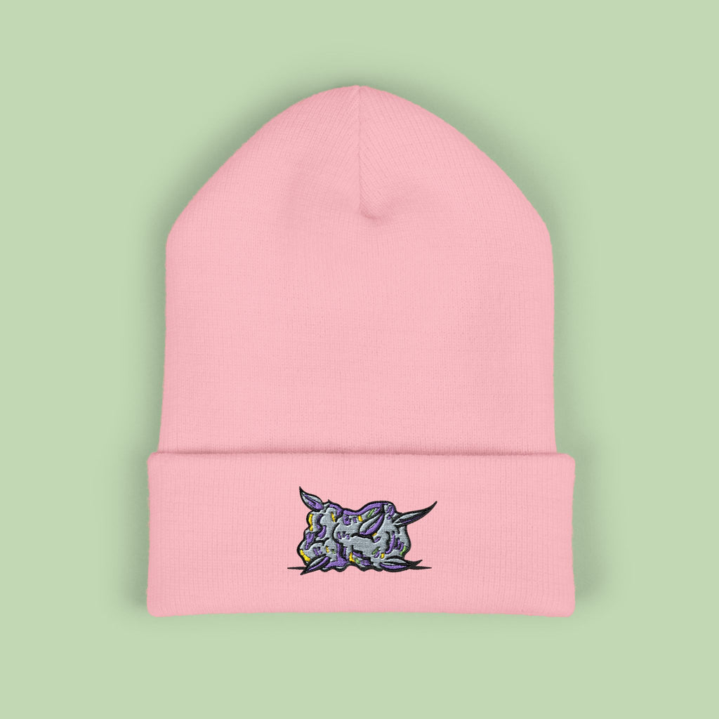Embroidered Nug | Mochi Gardens Classic Cuffed Beanie