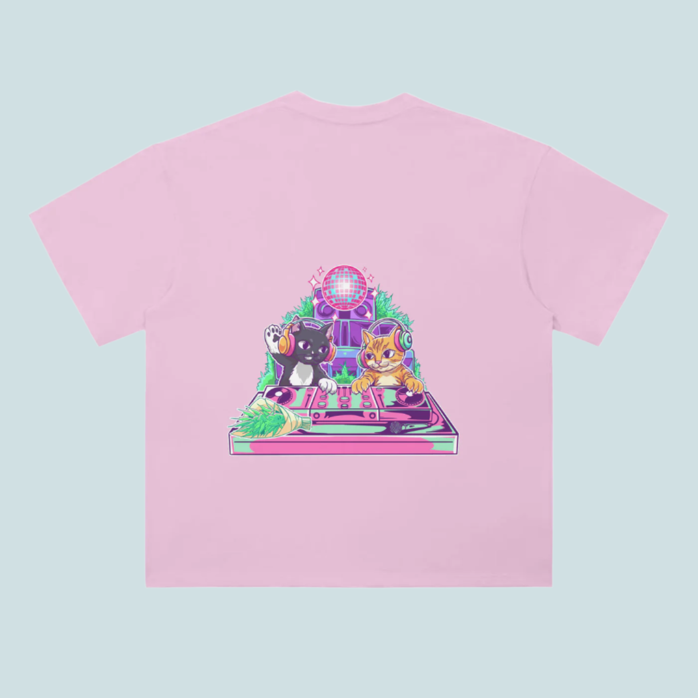 BOUQS&CATS Drop Shoulder T-Shirt - 300 GSM