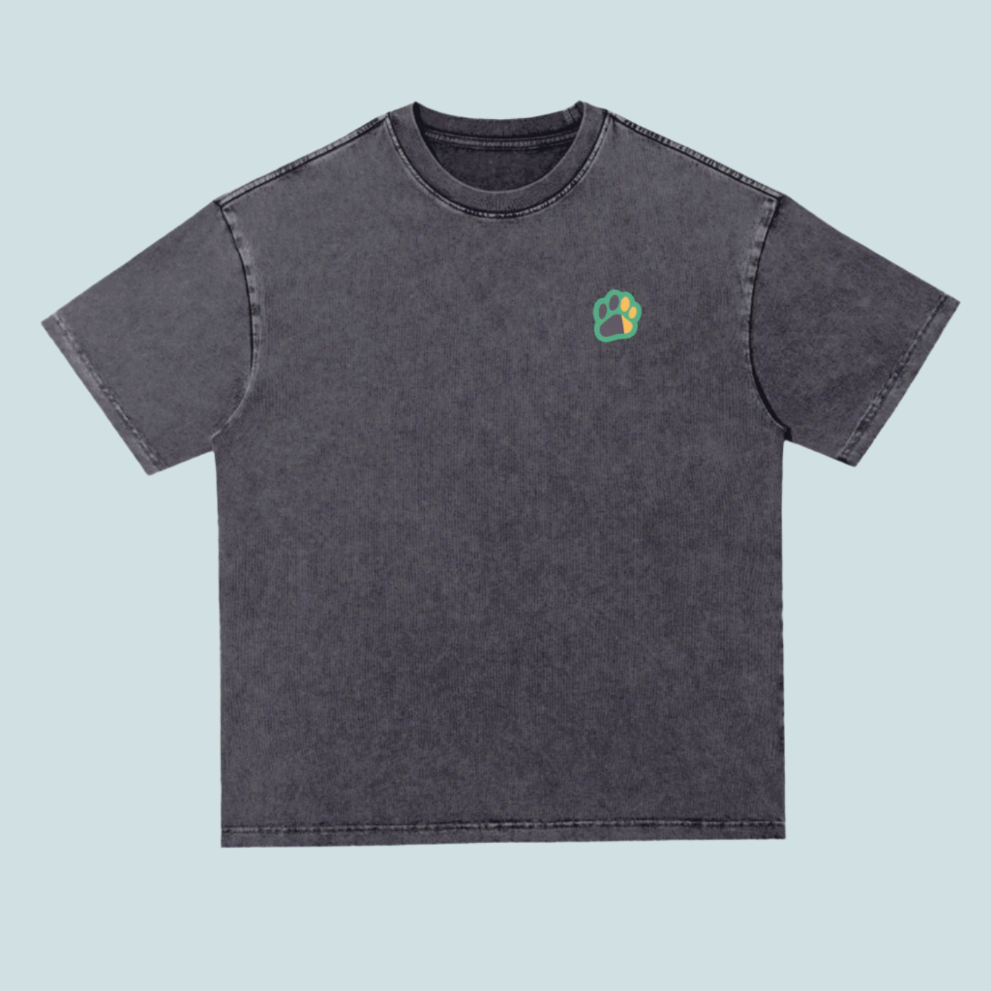BOUQS&CATS Heavyweight Acid Wash Tee - 300 GSM