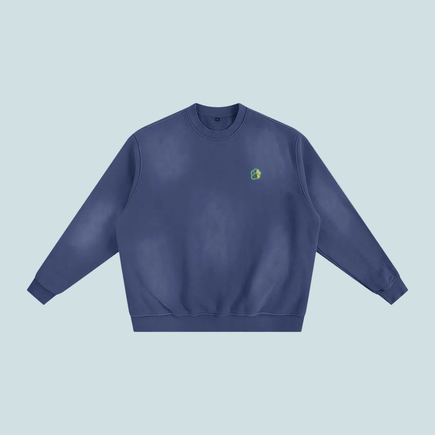 House Cats | Sunfaded BOUQS&CATS Fleeced Sweatshirt - 375 GSM