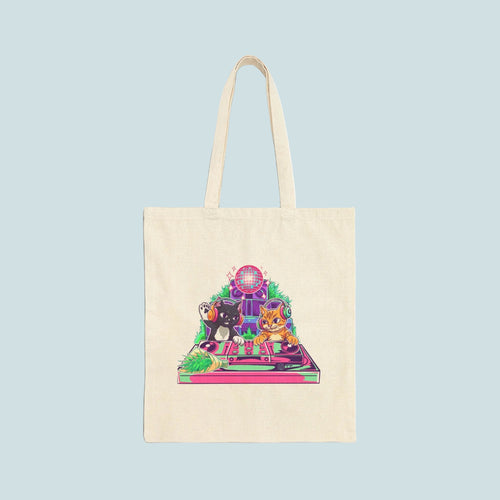 Bouqs&cats Cotton Canvas Tote Bag
