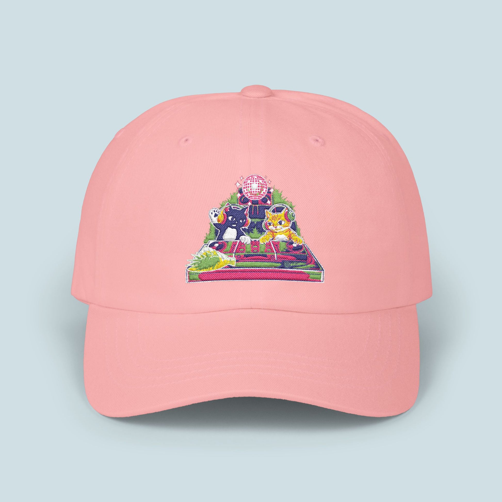 Embroidered House Cats | BOUQS&CATS Classic Dad Cap