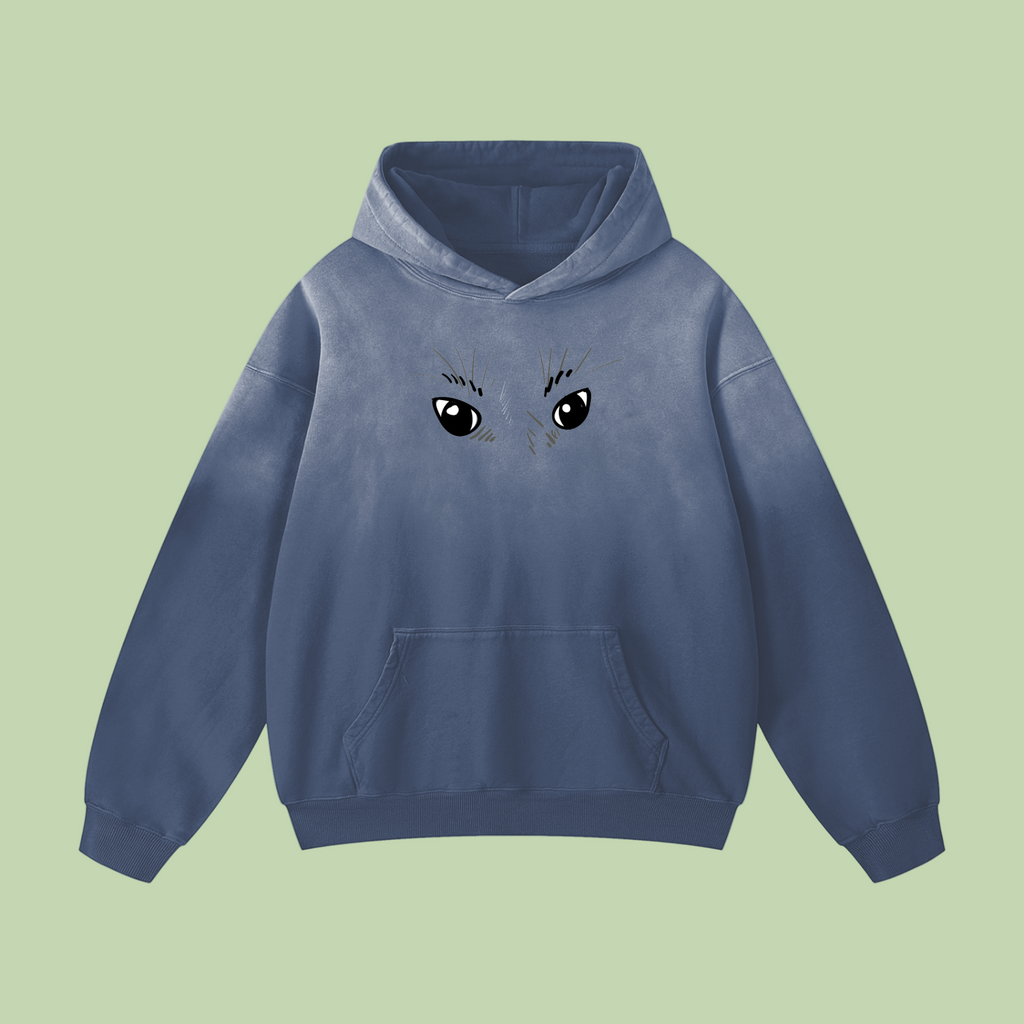 Eyes x Grayscale | Monkey Wash Mochi Gardens Hoodie - 400 GSM