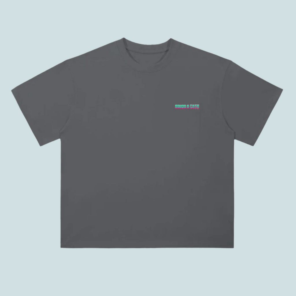 BOUQS&CATS Drop Shoulder T-Shirt - 300 GSM