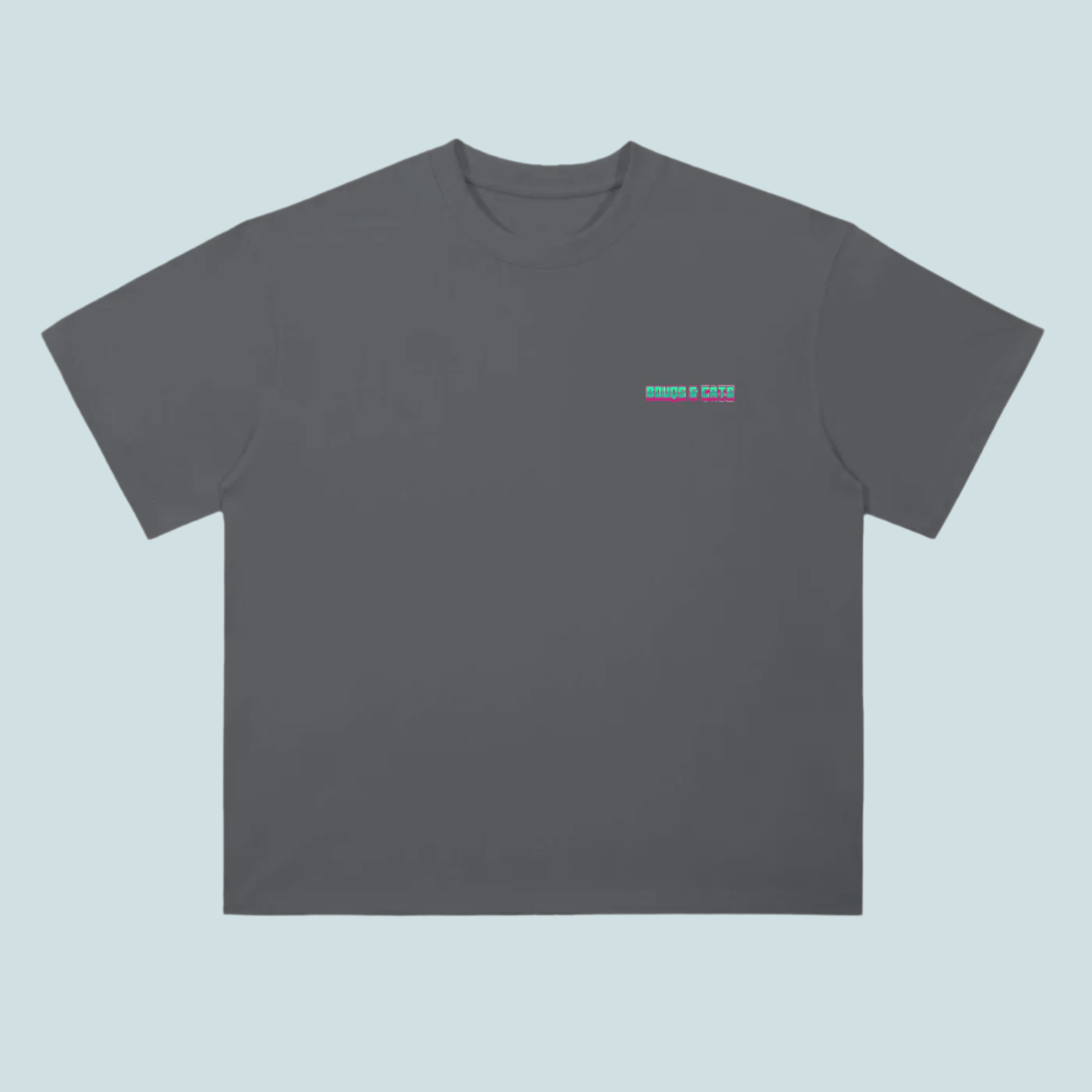 BOUQS&CATS Drop Shoulder T-Shirt - 300 GSM