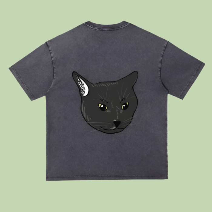 Purple Nug x Head | Heavyweight Acid Wash Mochi Gardens Tee - 300 GSM
